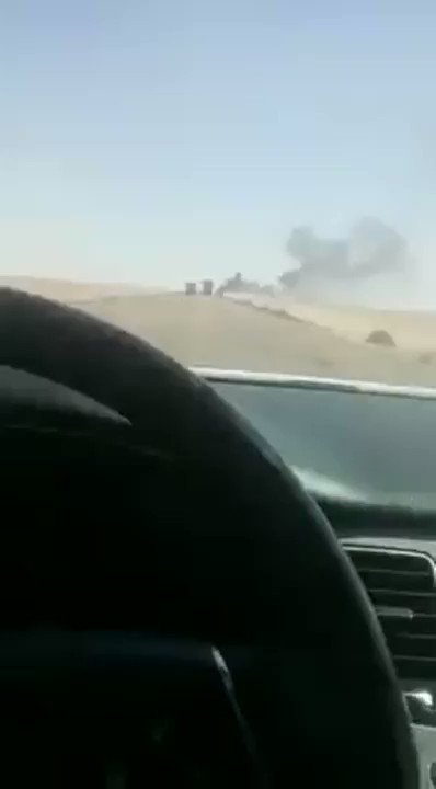 Video from the ground showing the LNA Pantsir S-1/SA-22 Greyhound that was destroyed in a GNA - Turkey UAV strike south of Sirte