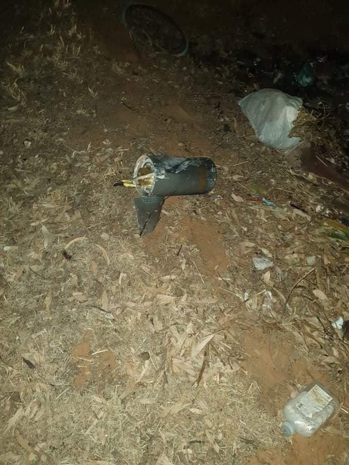 Libya- LNA photos purportedly showing the wreckage of one of the downed UAVs (Supposedly a Bayraktar TB2 and a MAM-L munition) near Tarhuna
