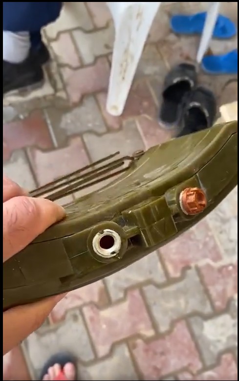 Libya- photos of a brand new MON-50 mine discovered by GNA south of Tripoli