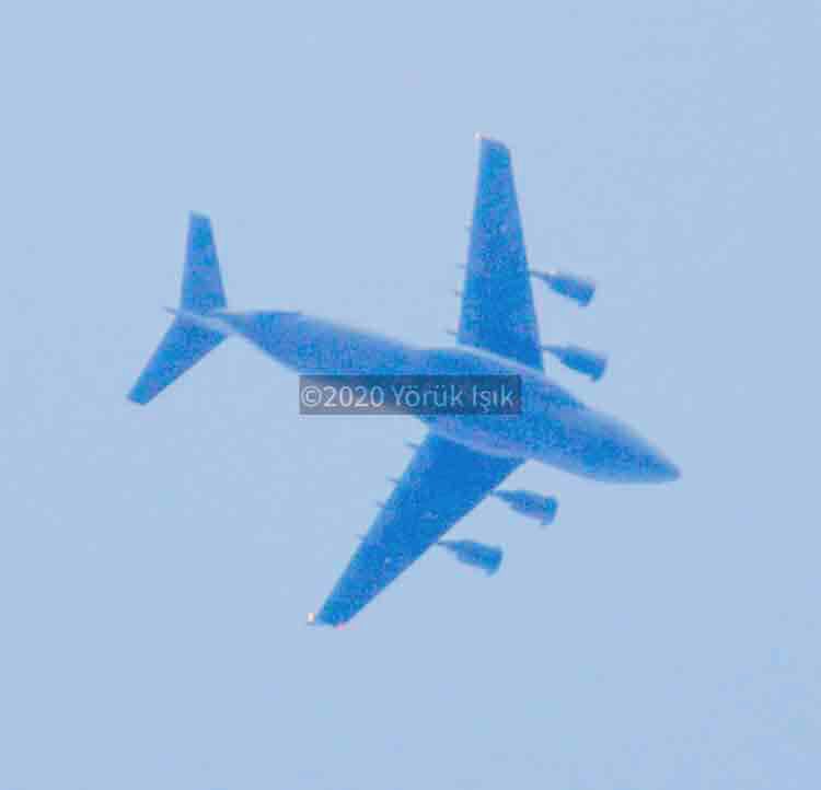 Very very likely Qatar Emiri Air Force's C-17A Globemaster III climbed out of new Istanbul Grand, likely en route to unknown destination in Sahel. 