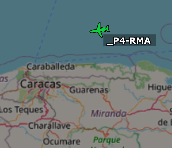 Haftar LNA associated Dassault Falcon 900 P4RMA is flying Benghazi Benina to Caracas Simón Bolívar Maiquetía Venezuela (via Nouakchott–Oumtounsy). Landing to Caracas now. 00:10 GMT / 20:10 VST / 20:10 EDT