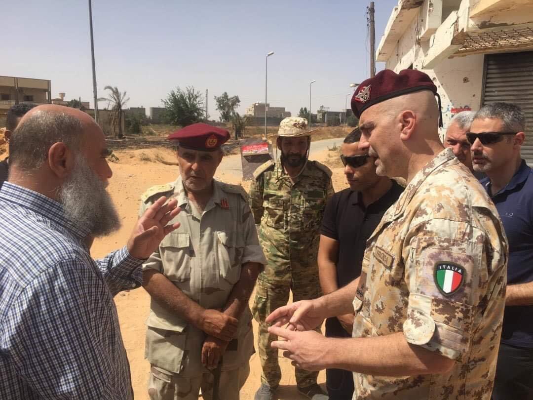 The Italians helping demining in Tripoli