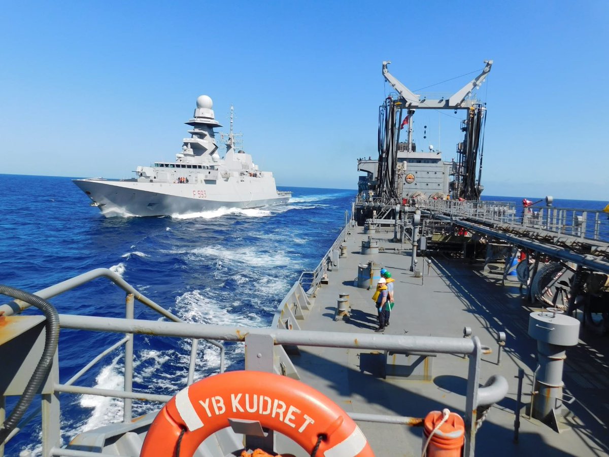 Turkey-Italy joint naval drill in the Mediterranean