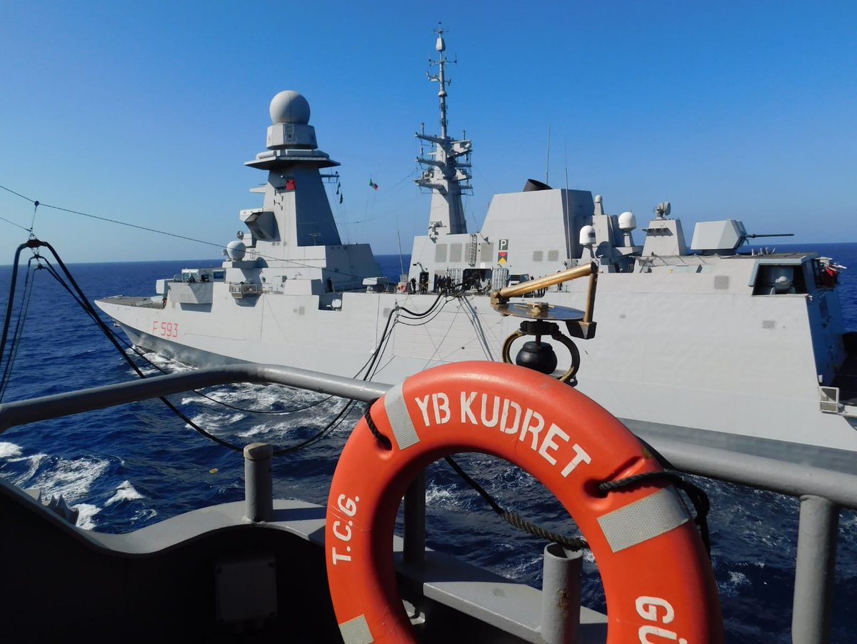 Turkey-Italy joint naval drill in the Mediterranean