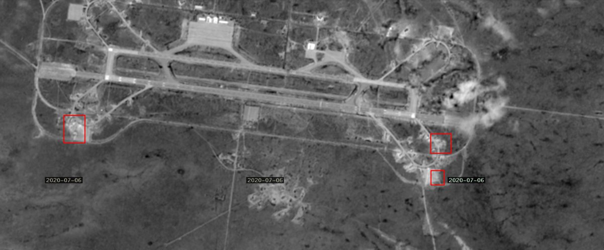Three different places seem to have been targeted in Al Watiyah during July 5th airstrikes