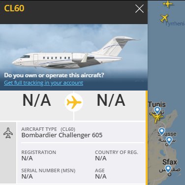 A greek jet (CL 60) with NO REGISTRATION most likely carrying Greek military officials, turning back to home (Athens) from Alexandria, Egypt