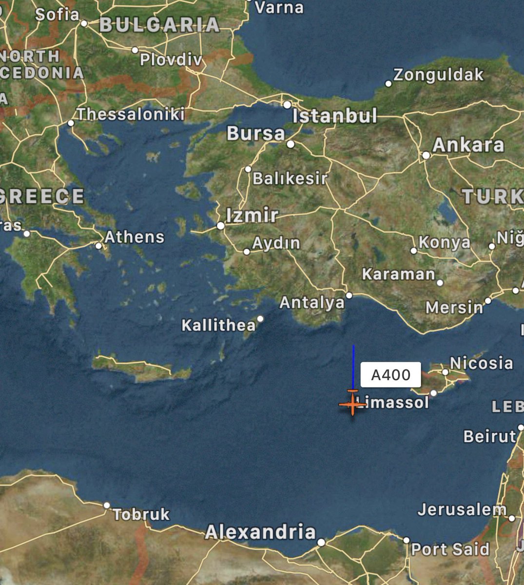 A Turkey Air Force Airbus A400M currently climbing out of Tripoli, Libya. This is the first time them visit Tripoli instead of Misrata