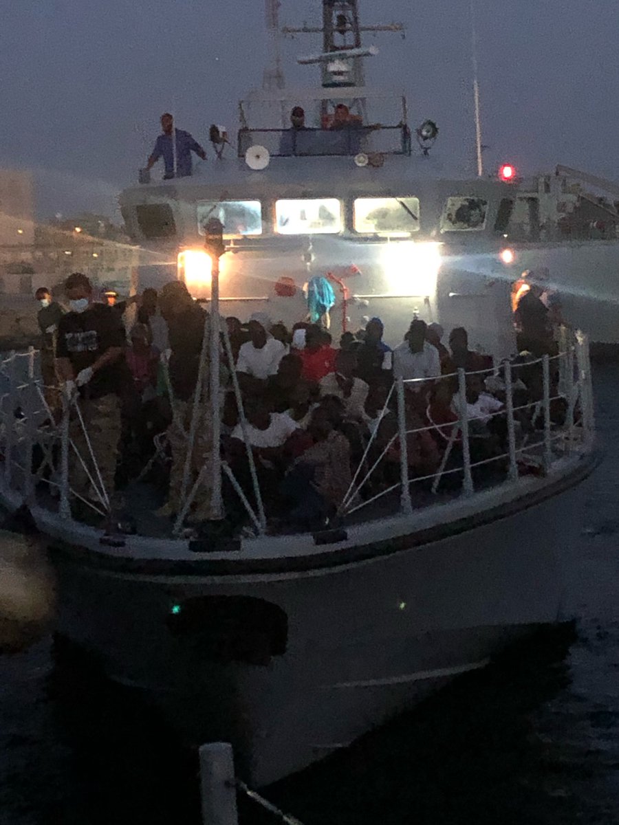 86 persons, most from  Sudan, have just been returned to Libya after being intercepted at sea by the Libyan Coast Guard.  They embarked from Al Khoms last night.  UNHCR and IRC are providing them with food, water, & medical assistance
