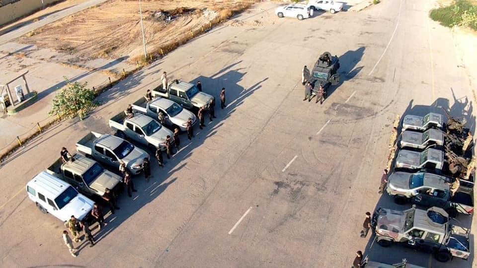 A Panthera T6 that was captured from the LNA, repainted and being used by GNA forces to patrol southern Tripoli