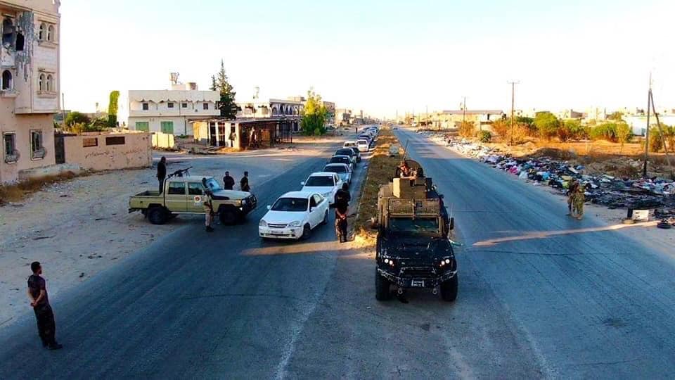 A Panthera T6 that was captured from the LNA, repainted and being used by GNA forces to patrol southern Tripoli
