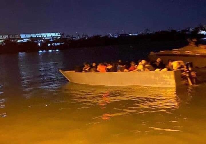 Coast Guard rescues 20 migrants after their boat broke down east of Milletah, western Libya