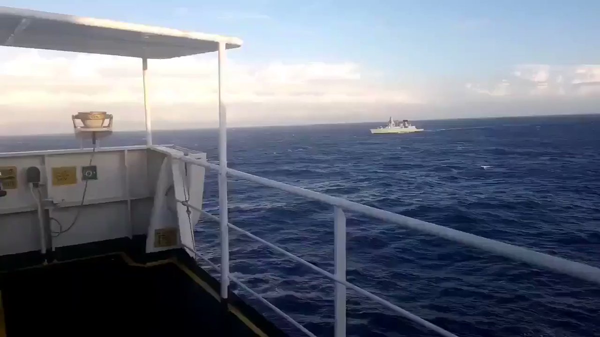 Libya- video purportedly showing German forces (presumably Sachsen-class frigate Hamburg & NH90 helicopter, which are part of Operation Irini @EUNAVFOR_MED) raiding a Turkish vessel heading to Libya at unspecified date