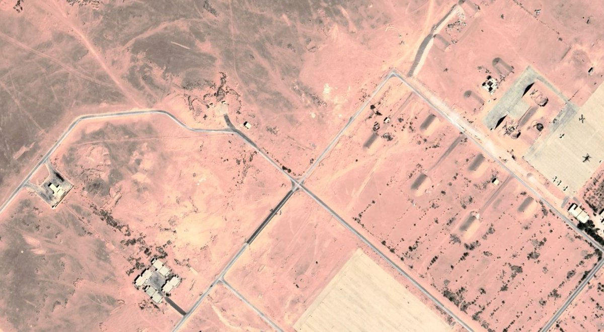 Libya- there was A LOT of fortification going on in Brak al-Shati Airbase, where LNA & Russian PMC are stationed, between September - December 2020 (and presumably still ongoing).  Here are some notable examples: Southwest