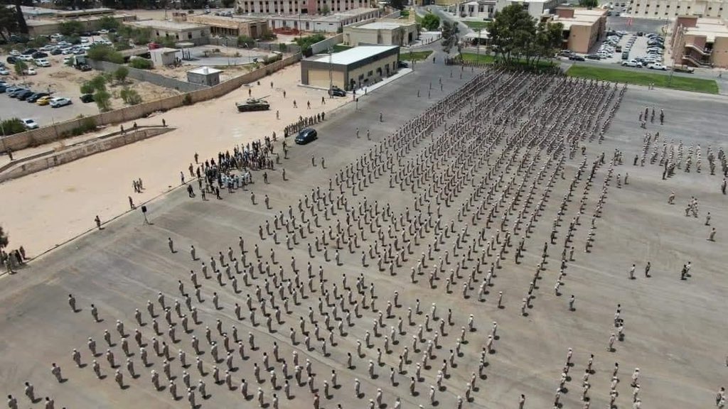 The PM & Defense minister visit to military Tripoli region HQ to inspect 444 brigade and other units