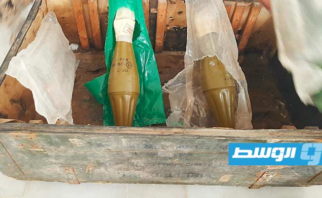 Military weapons and ammunition seized during Ajdabiya raid 