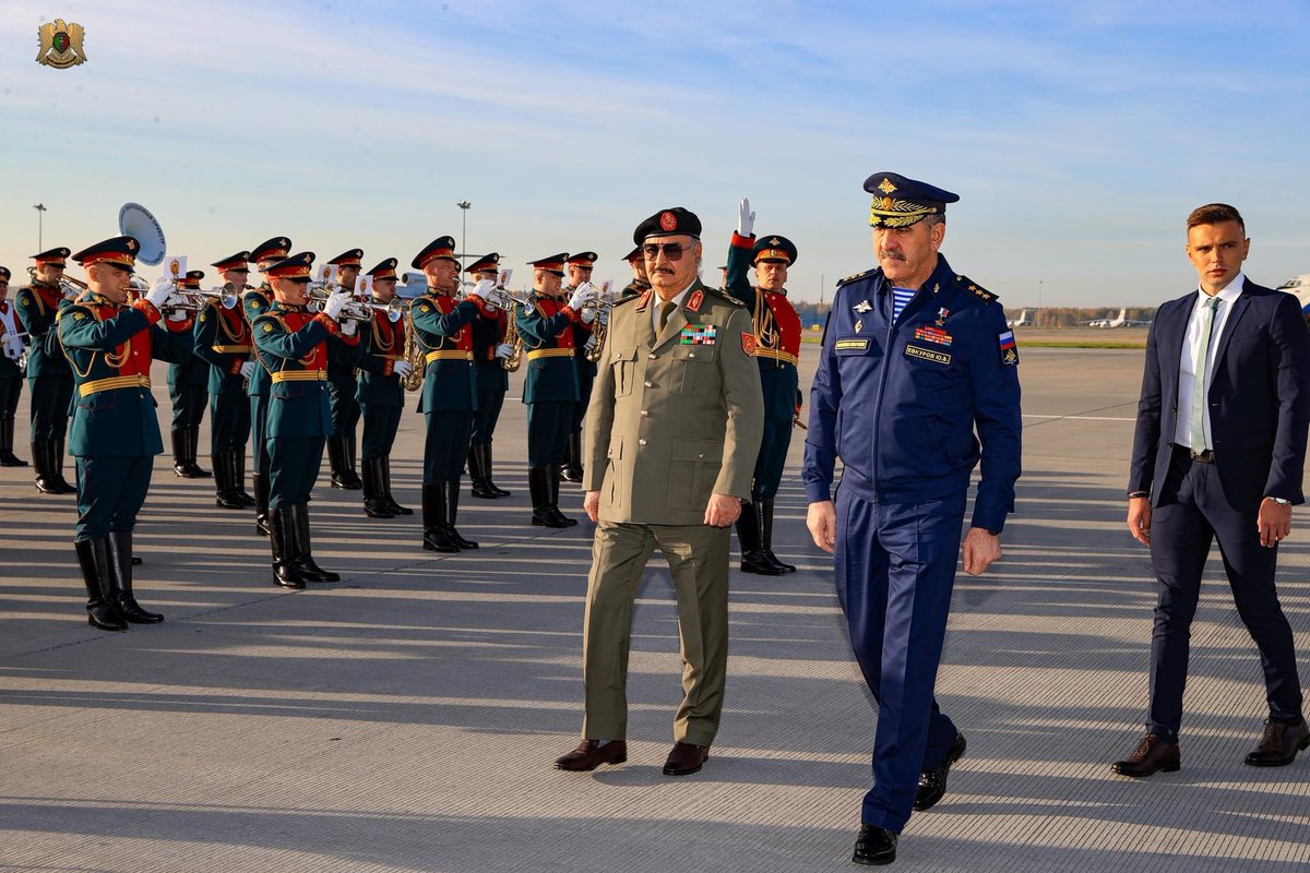 Libyan army commander Khalifa Haftar arrives in Moscow on official visit.Russia’s Deputy Minister of Defense Yunus-bek Yevkurov was present upon his arrival