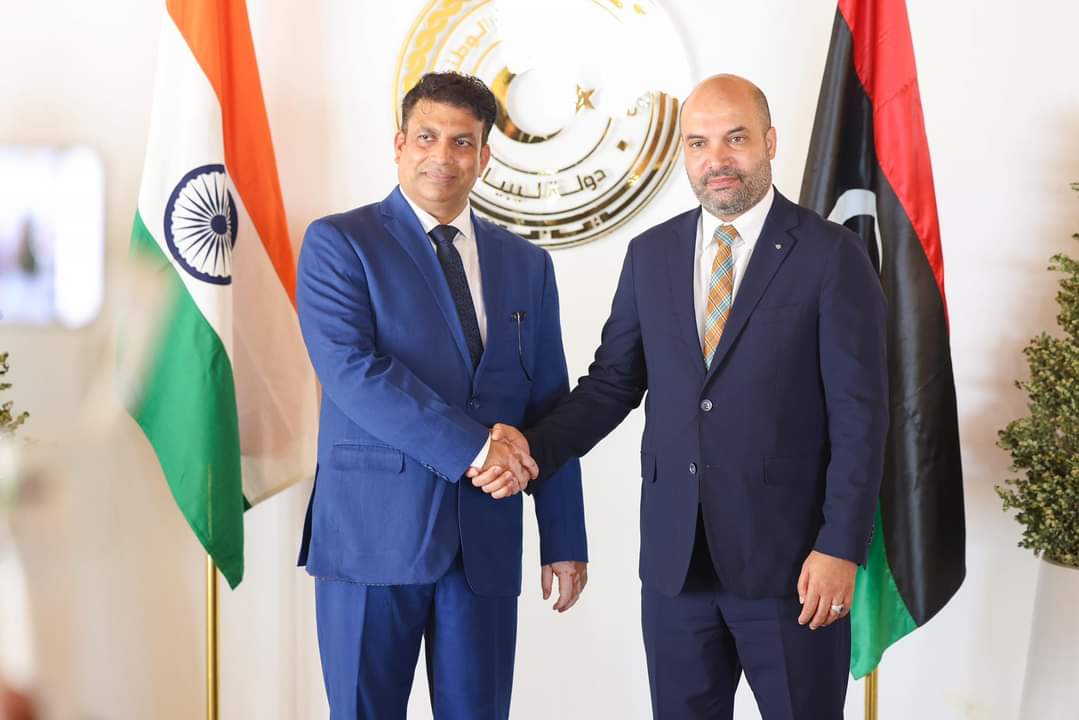 India reopens its embassy in Tripoli, Libya after 5 years; Appoints Dr. Mohd. Aleem as CdA (he was Under Secy in MEA's WANA or West Asia & North Africa Division)