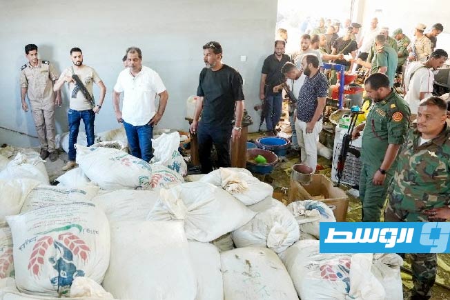 Counterterrorism Division: 5 tons of hashish seized during a raid in the Tacnis area (127 km east of Benghazi)