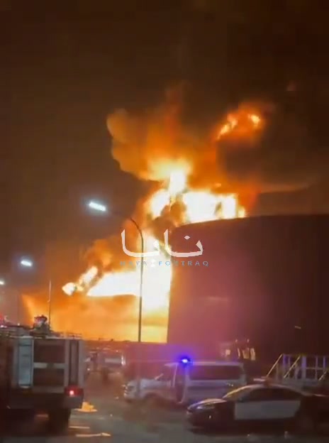 During the firefighting operations, another drone attack targeted the burning oil tanks at the Zawiya refinery in Libya.