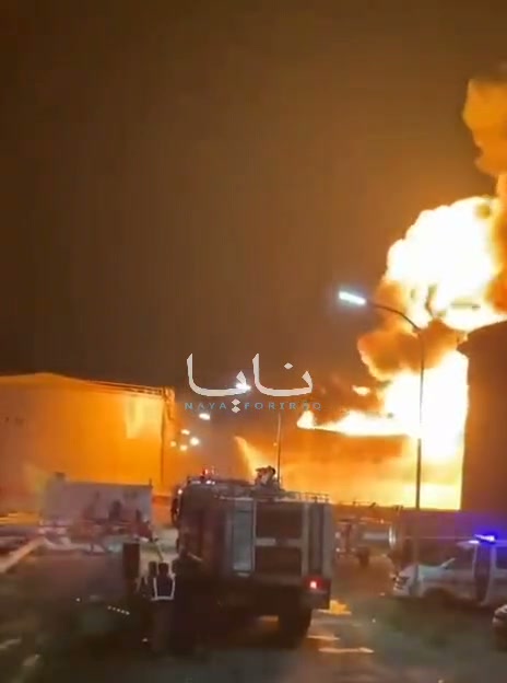 During the firefighting operations, another drone attack targeted the burning oil tanks at the Zawiya refinery in Libya.