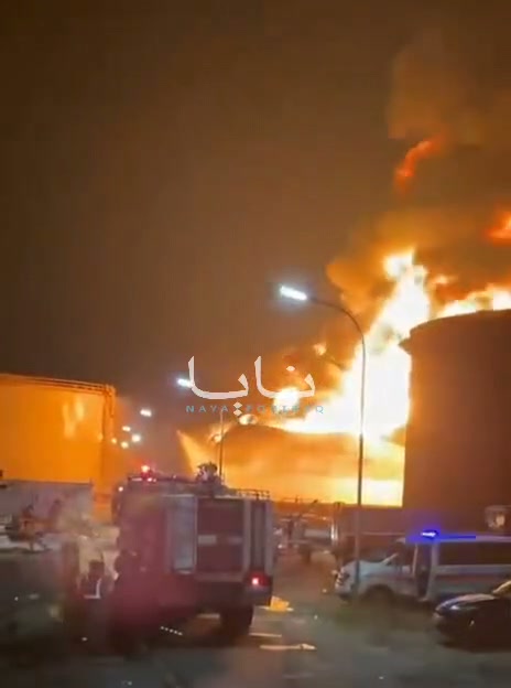 During the firefighting operations, another drone attack targeted the burning oil tanks at the Zawiya refinery in Libya.
